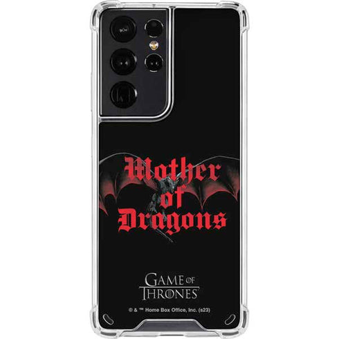 Game of Thrones: Mother of Dragons Galaxy S21 Ultra 5G Clear Case